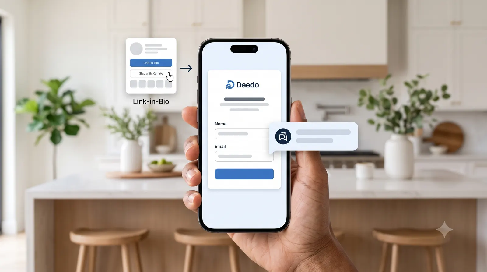 Converting social media followers into captured real estate leads with digital tools