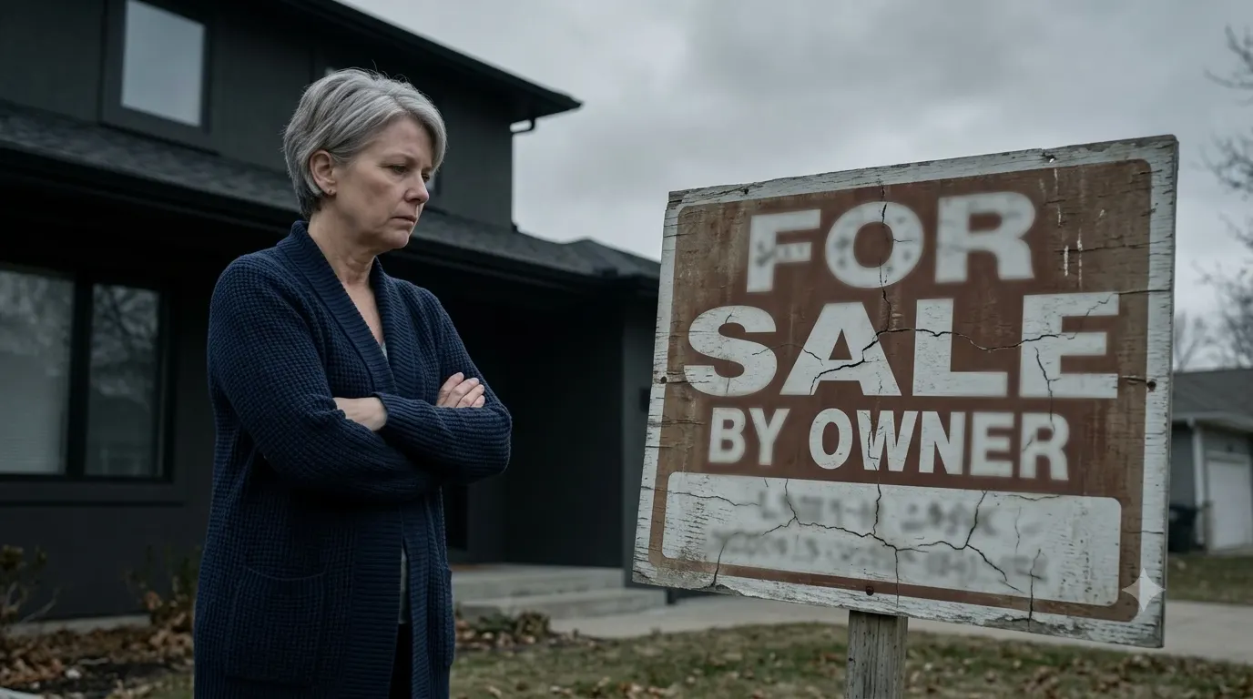 An expired real estate listing and a frustrated for-sale-by-owner seller