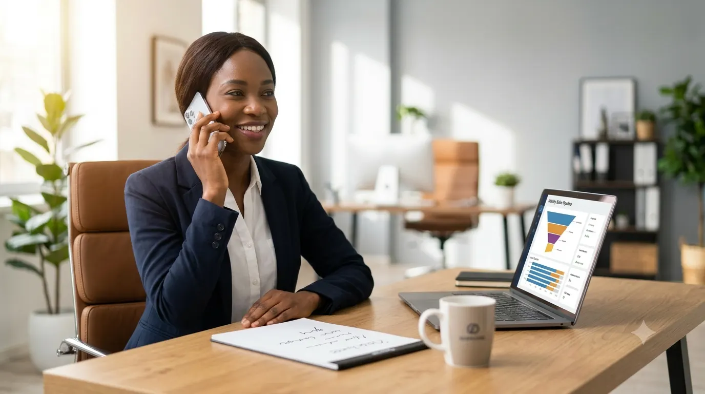 A listing agent nurturing real estate leads over the long term into clients